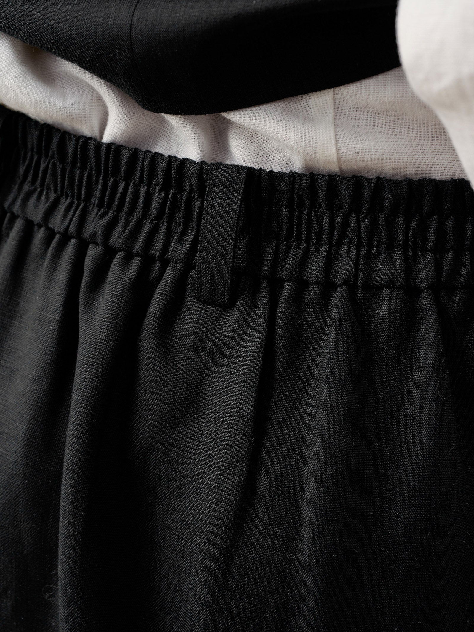 Linen-Lyocell Patch Pocket Placket Skirt LYRA - Image 6