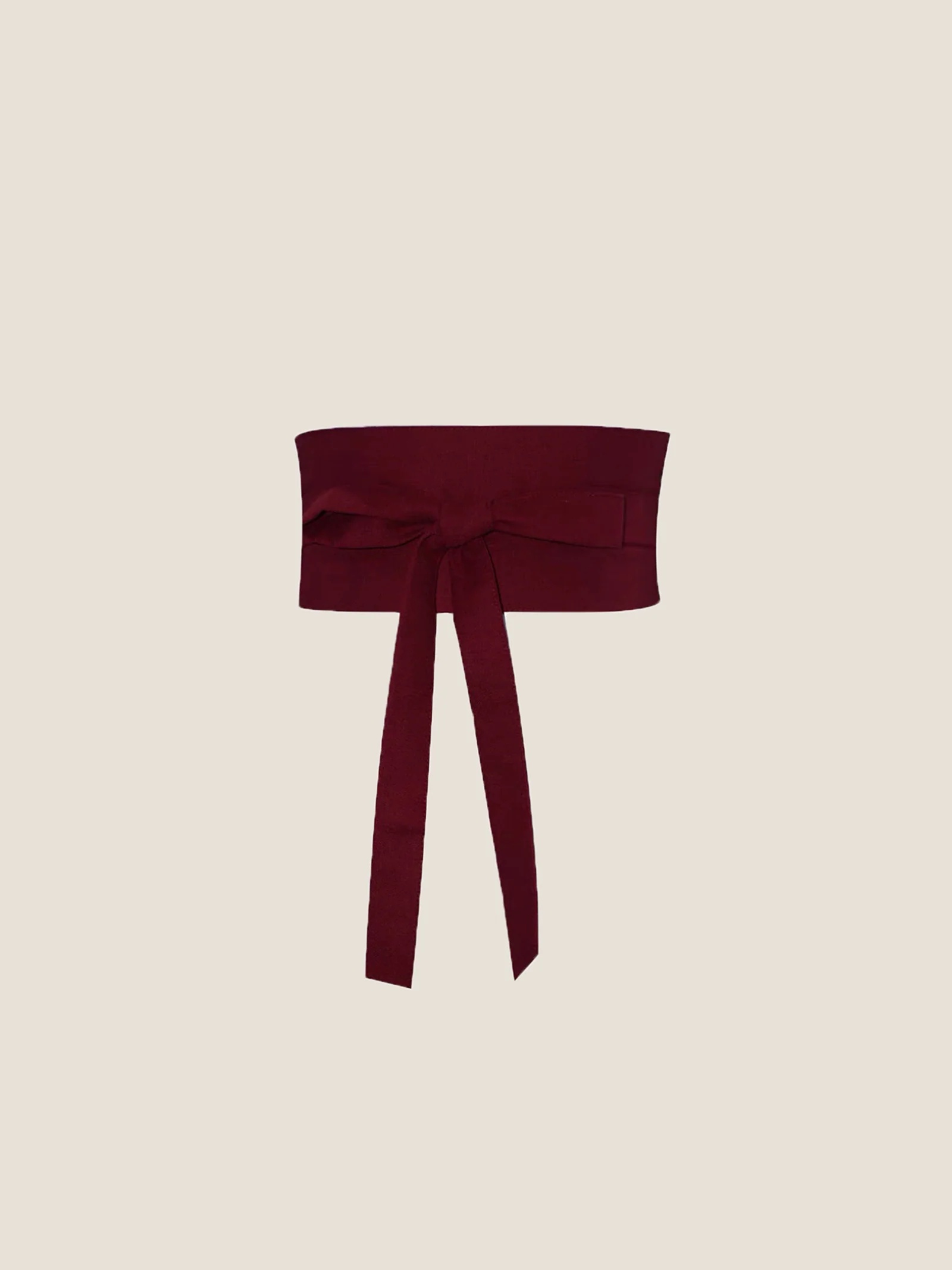 Linen Wide Tie-Front Waist Belt ZAFIRA - Image 5