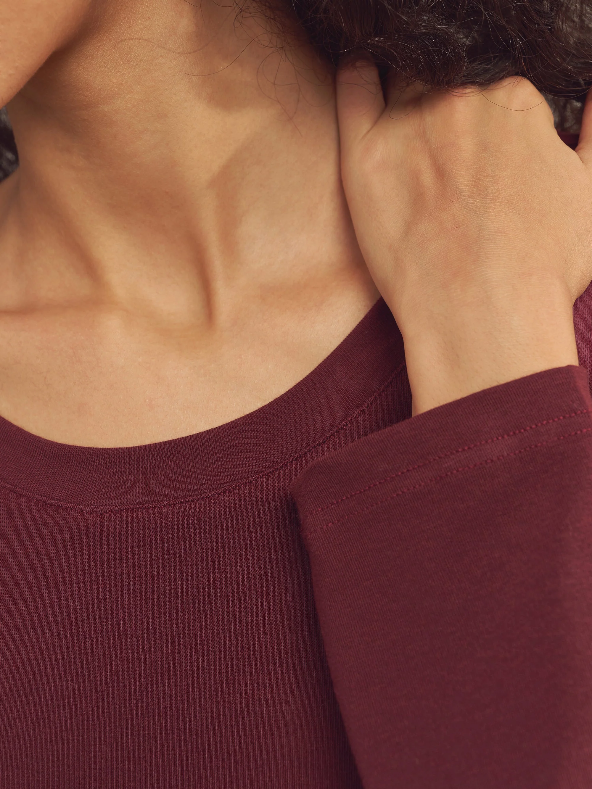 Merino Wool Waist Shirring-Detail Dress - Image 11