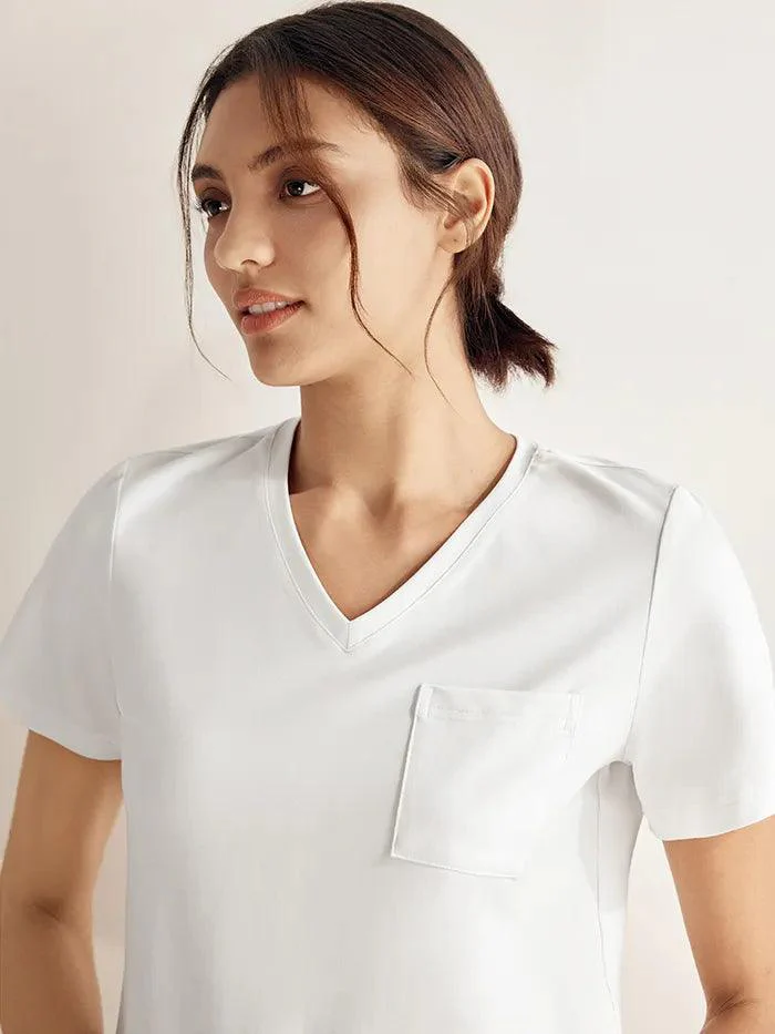Stretch-Knit Bamboo Classic Basic Tee BELLE - Image 30
