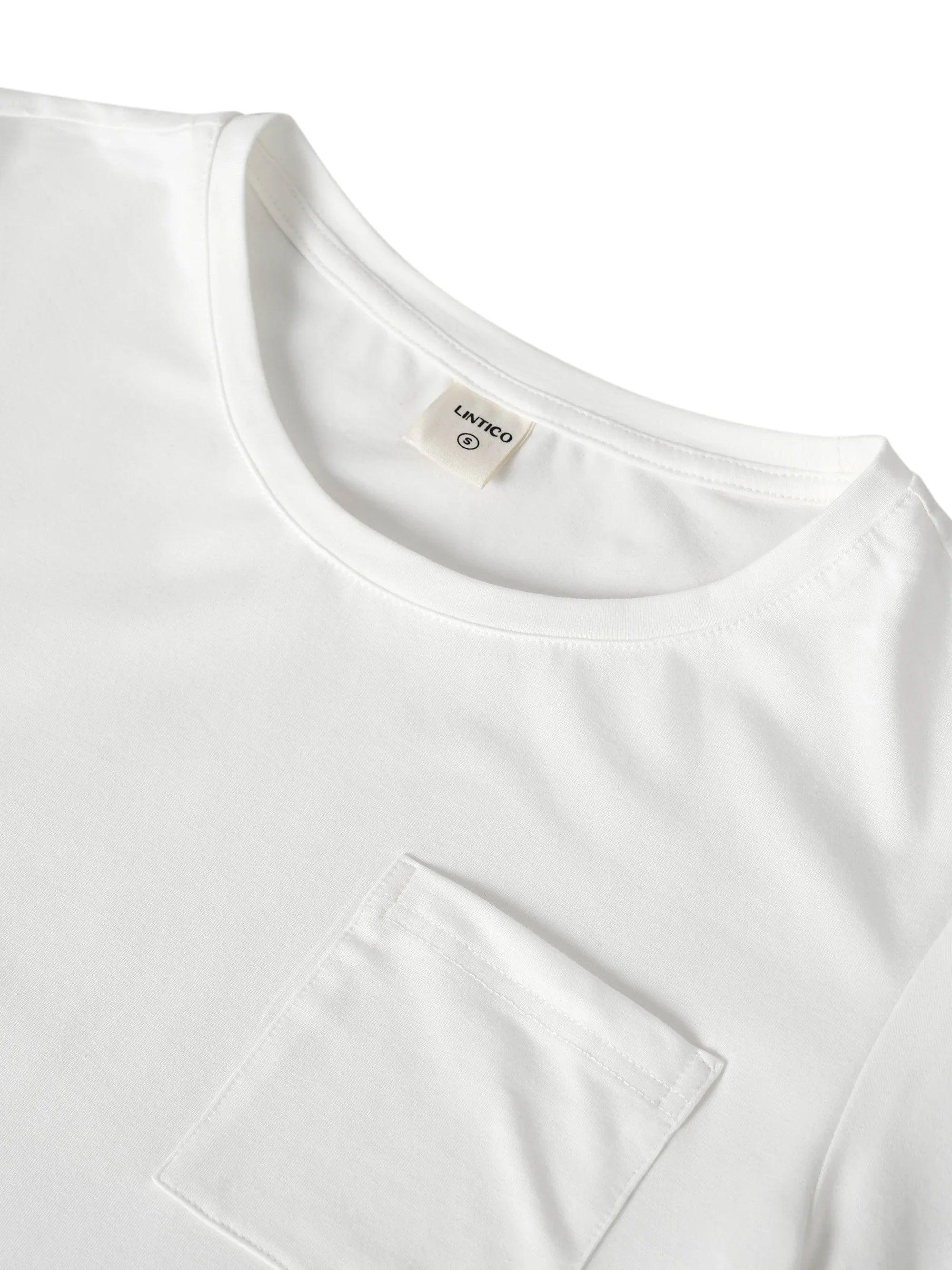 Stretch-Knit Bamboo Classic Basic Tee BELLE - Image 6
