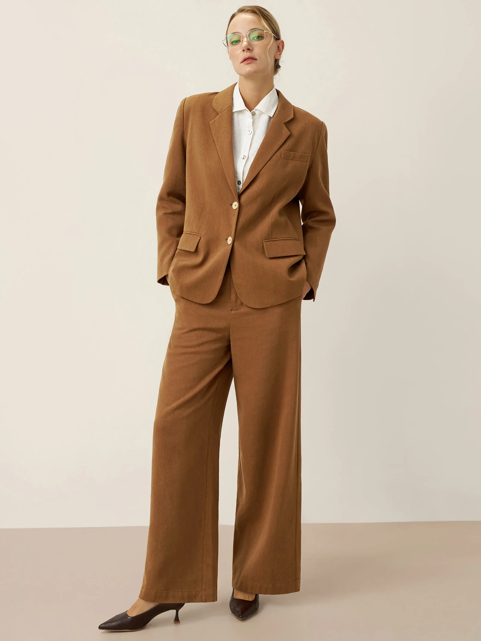 Lyocell Linen Tailored Blazer CASSIDY - Image 10