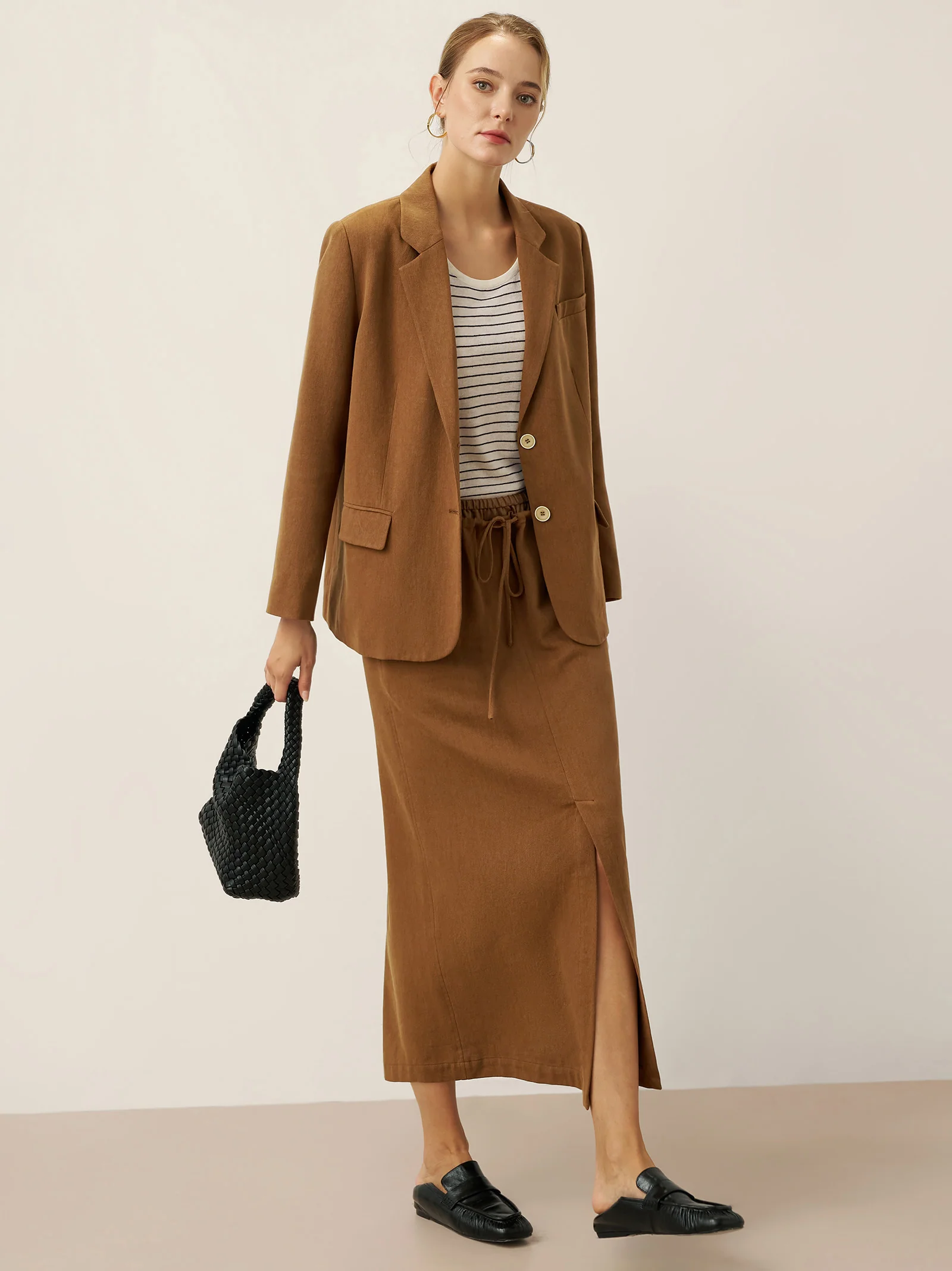 Lyocell Linen Tailored Blazer CASSIDY - Image 11