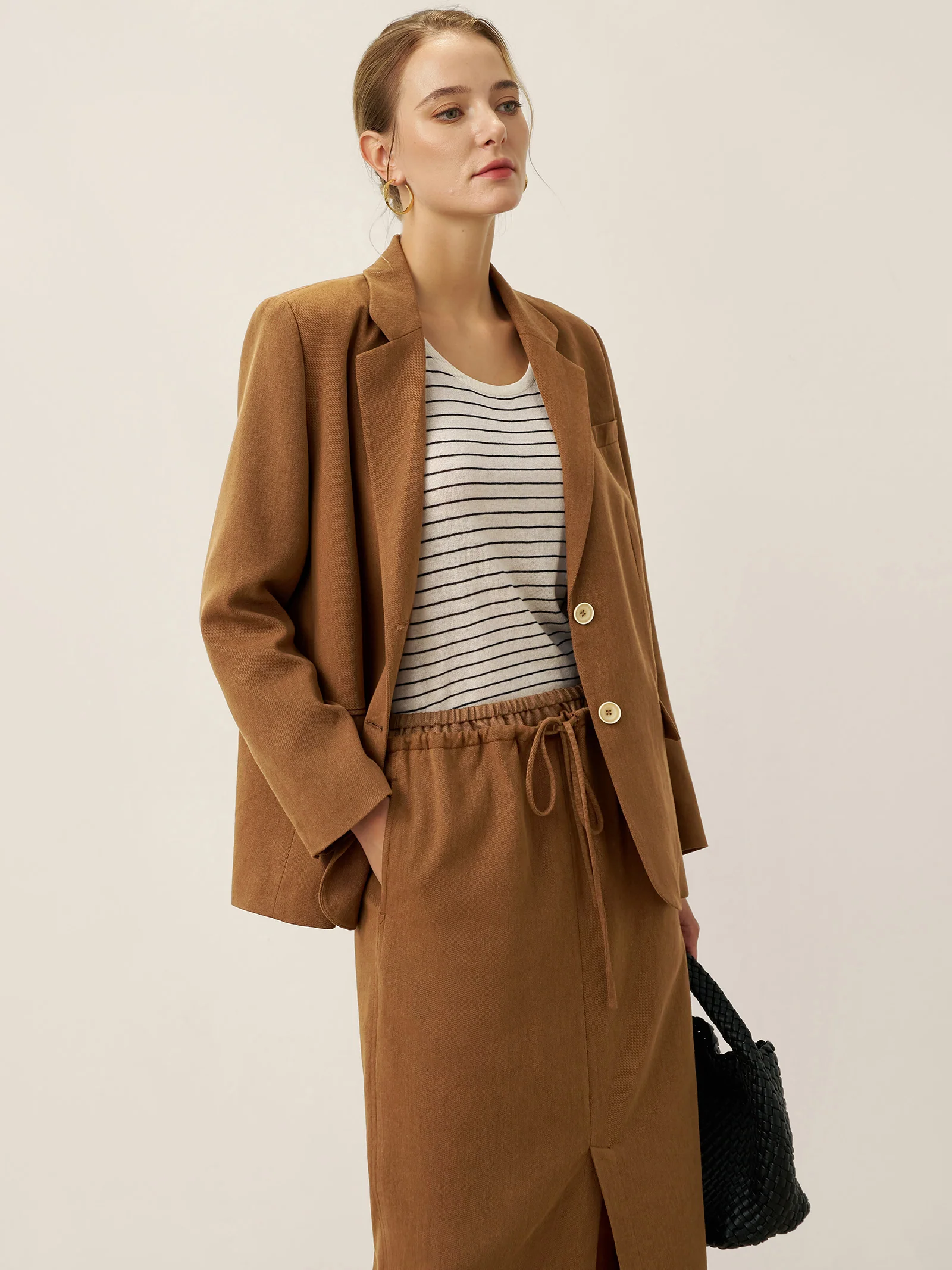 Lyocell Linen Tailored Blazer CASSIDY - Image 2