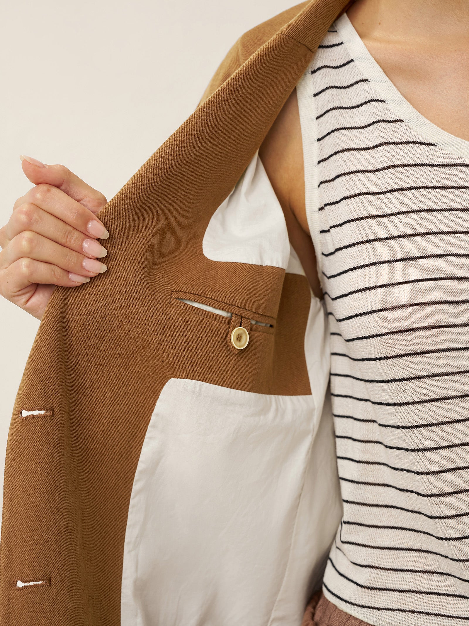 Lyocell Linen Tailored Blazer CASSIDY - Image 8