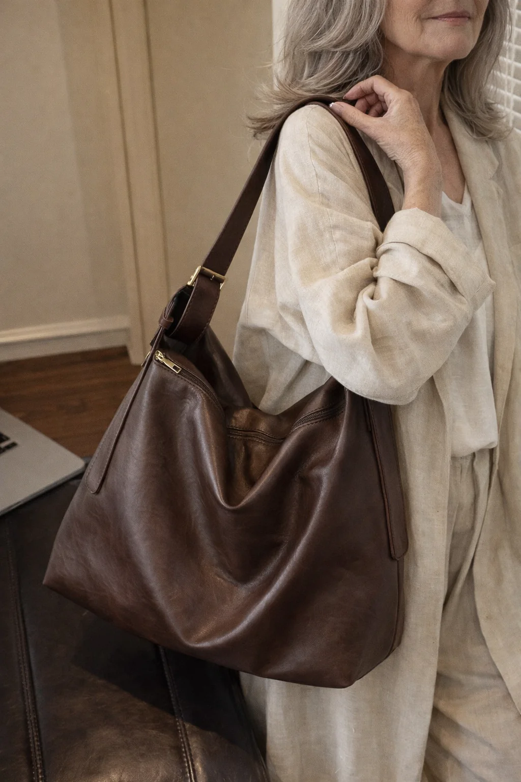 Vintage Large Capacity Crossbody Tote Bag